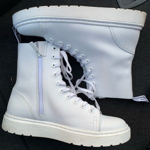Dr. Martens White Boots